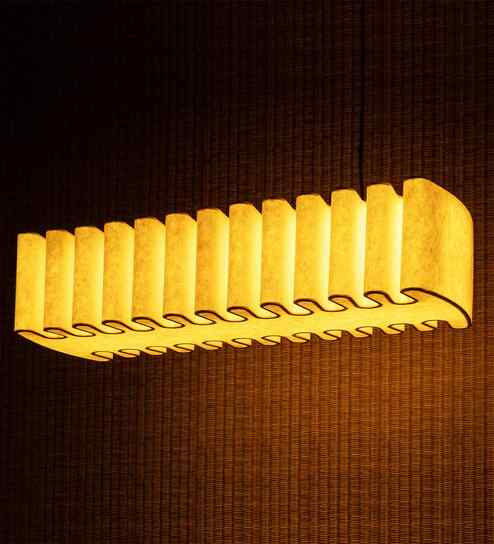 MEANDER-WARREN | Handcrafted Pendant Lamp | E27 holder } with Bulb | RIPPL Lighting